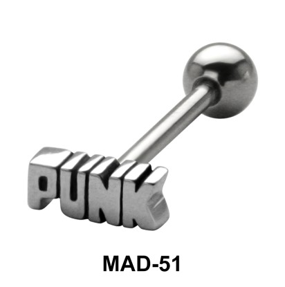 PUNK S316L Tongue Piercing MAD-51